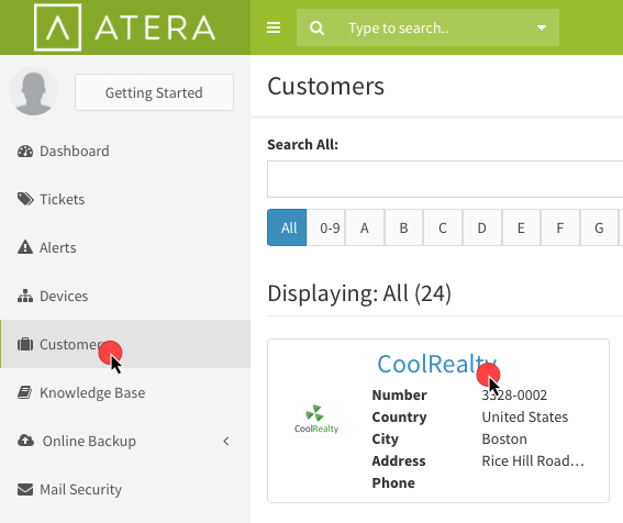 Activate Helpdesk Agent Atera Support