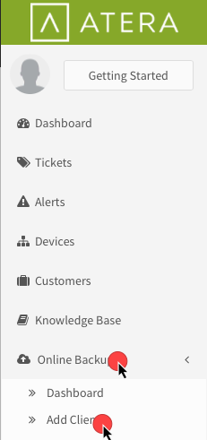 atera online backup