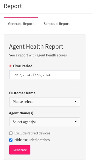 Classic report - Agent health report - generate report - MSP - EN.jpg