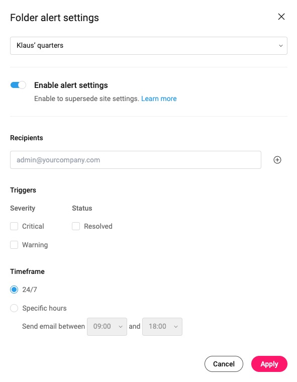 Site > alerts > folder alert settings - ITD.jpg