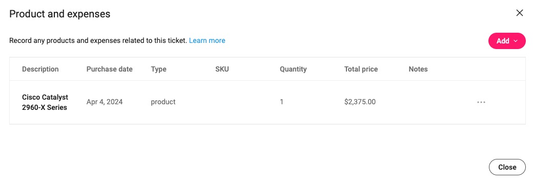 ticket - actions > product and expenses list - MSP - EN.jpeg
