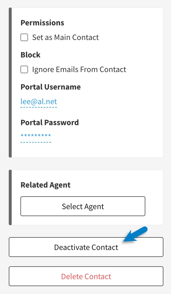 Manage contacts – Atera Support