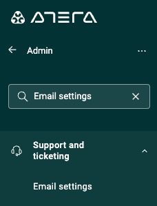 Admin > Email settings search.jpeg