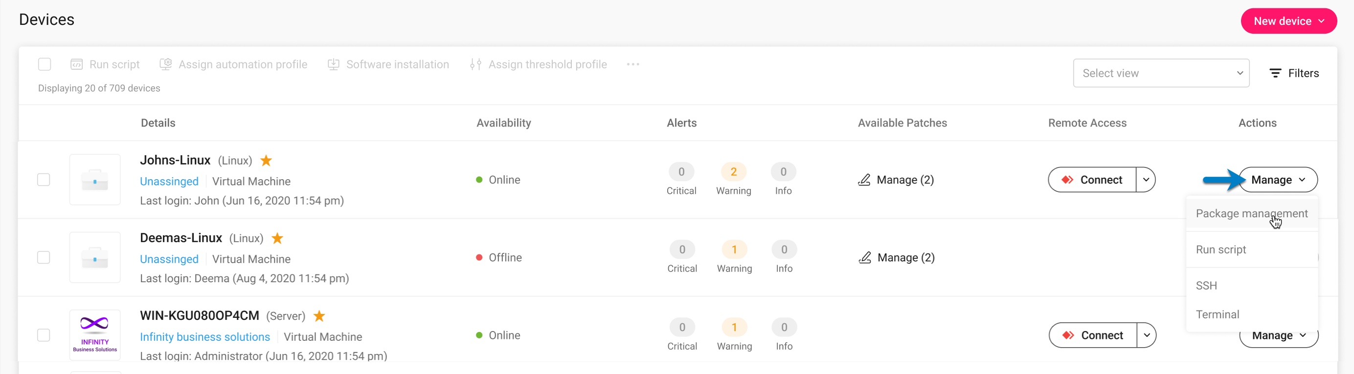 Devices > Manage > Package management.jpg