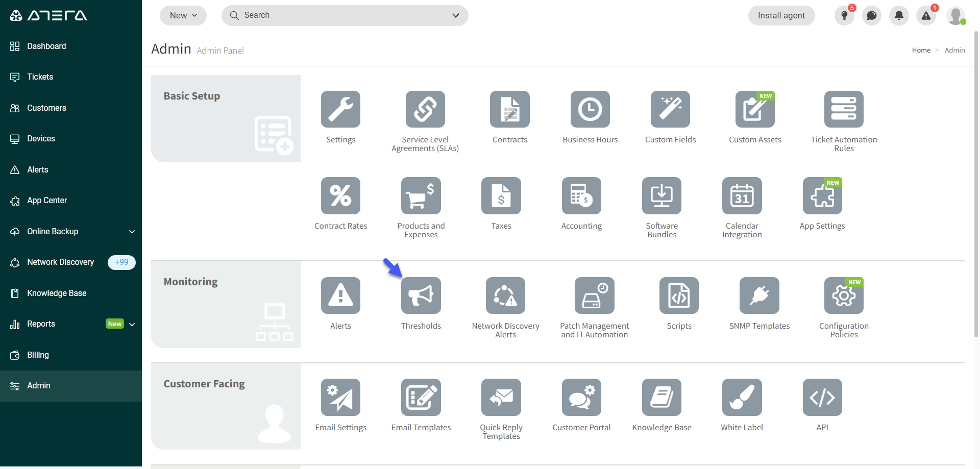 Auto-healing scripts – Atera Support
