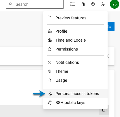 5. Click personal access token.png