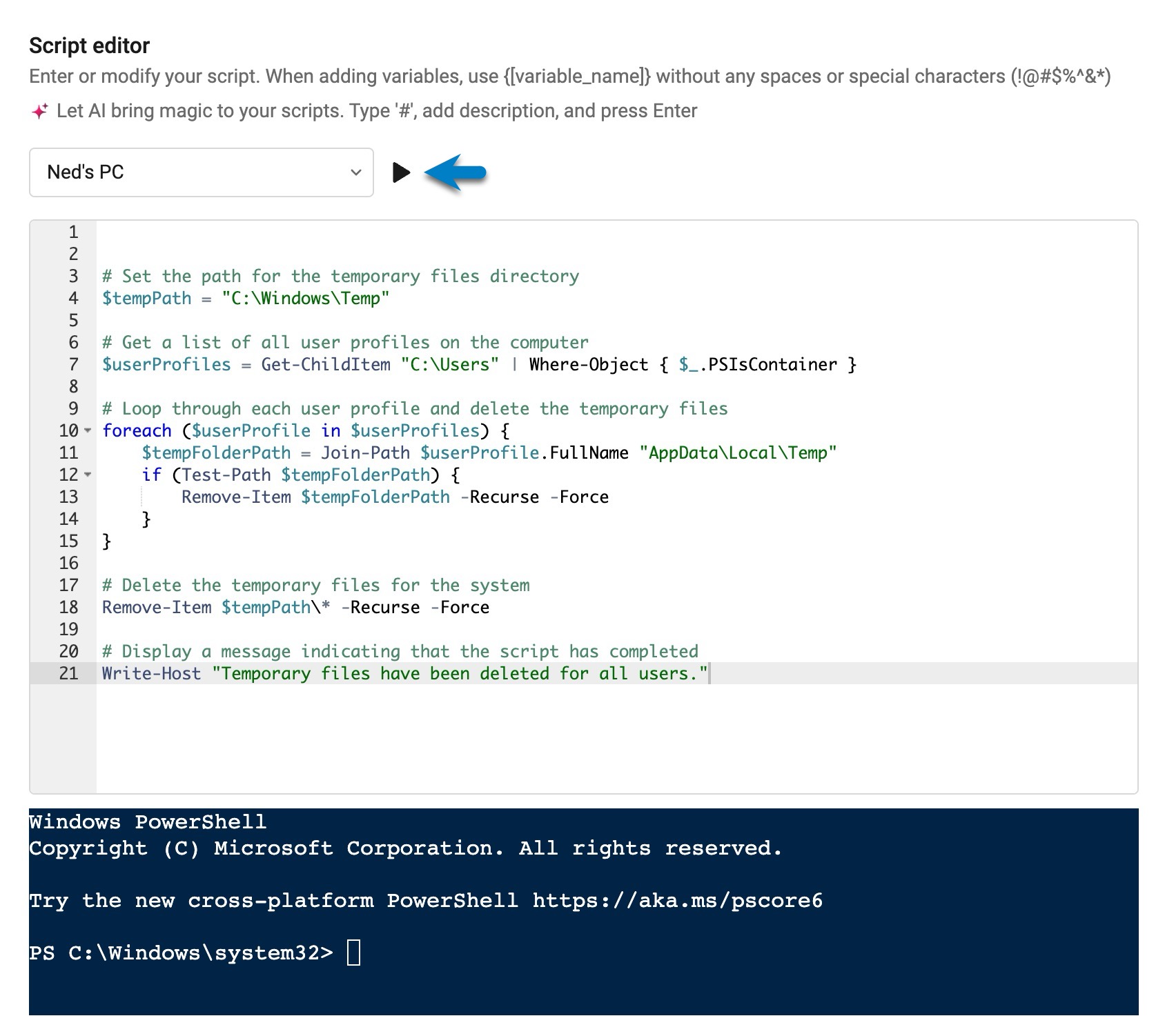 Script editor + AI magic.jpg