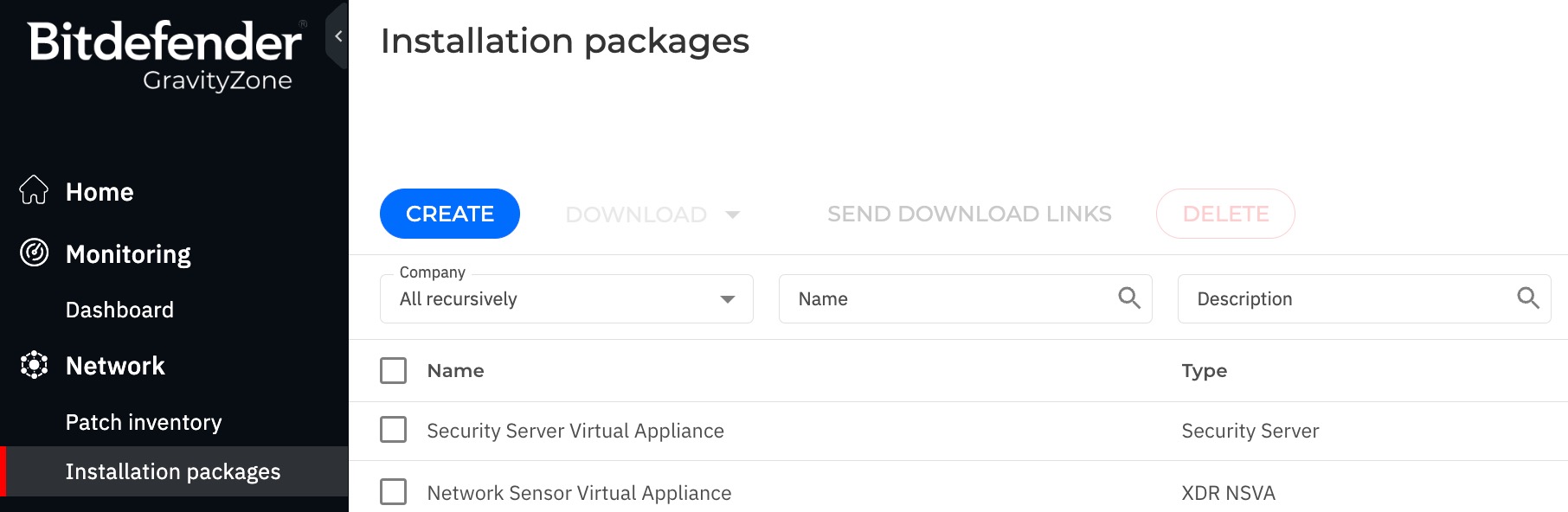 Bitdefender > Create installation package.jpg