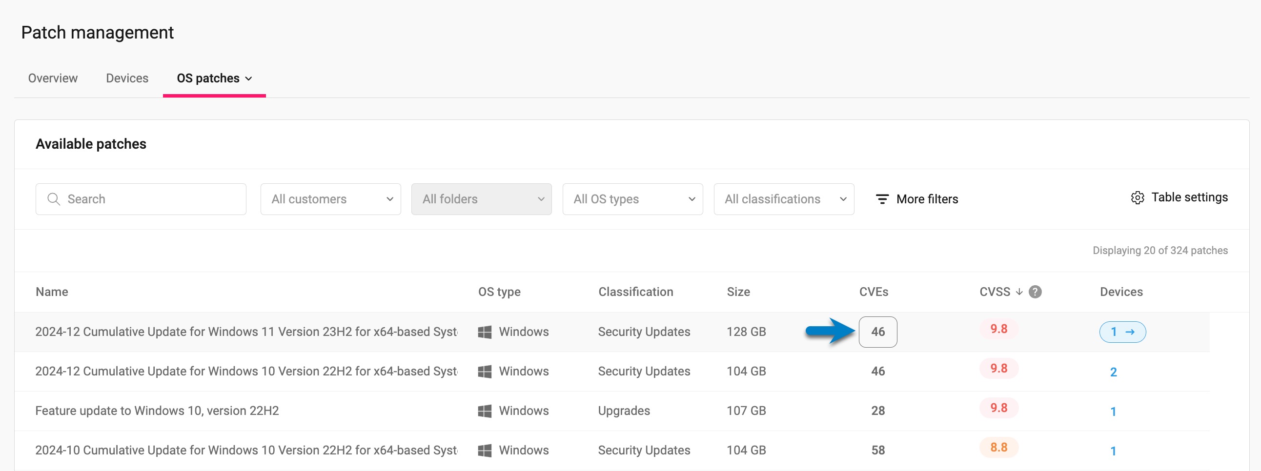 Patch MGMT > OS patches > click CVEs.jpg