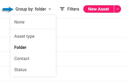 Customer page > Assets tab > group by - MSP.jpg
