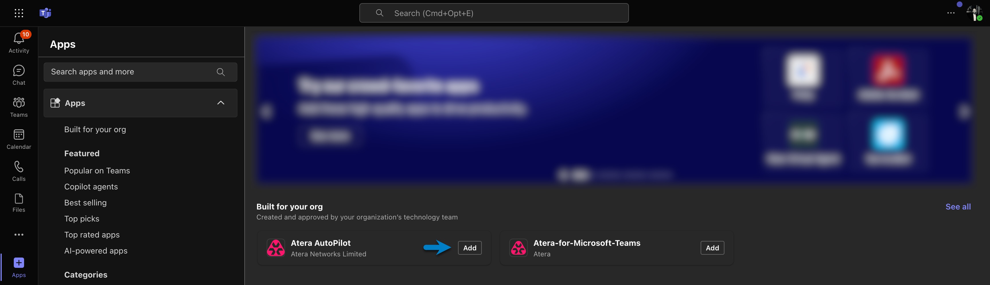 Teams app - Apps > Atera Autopilot.jpg