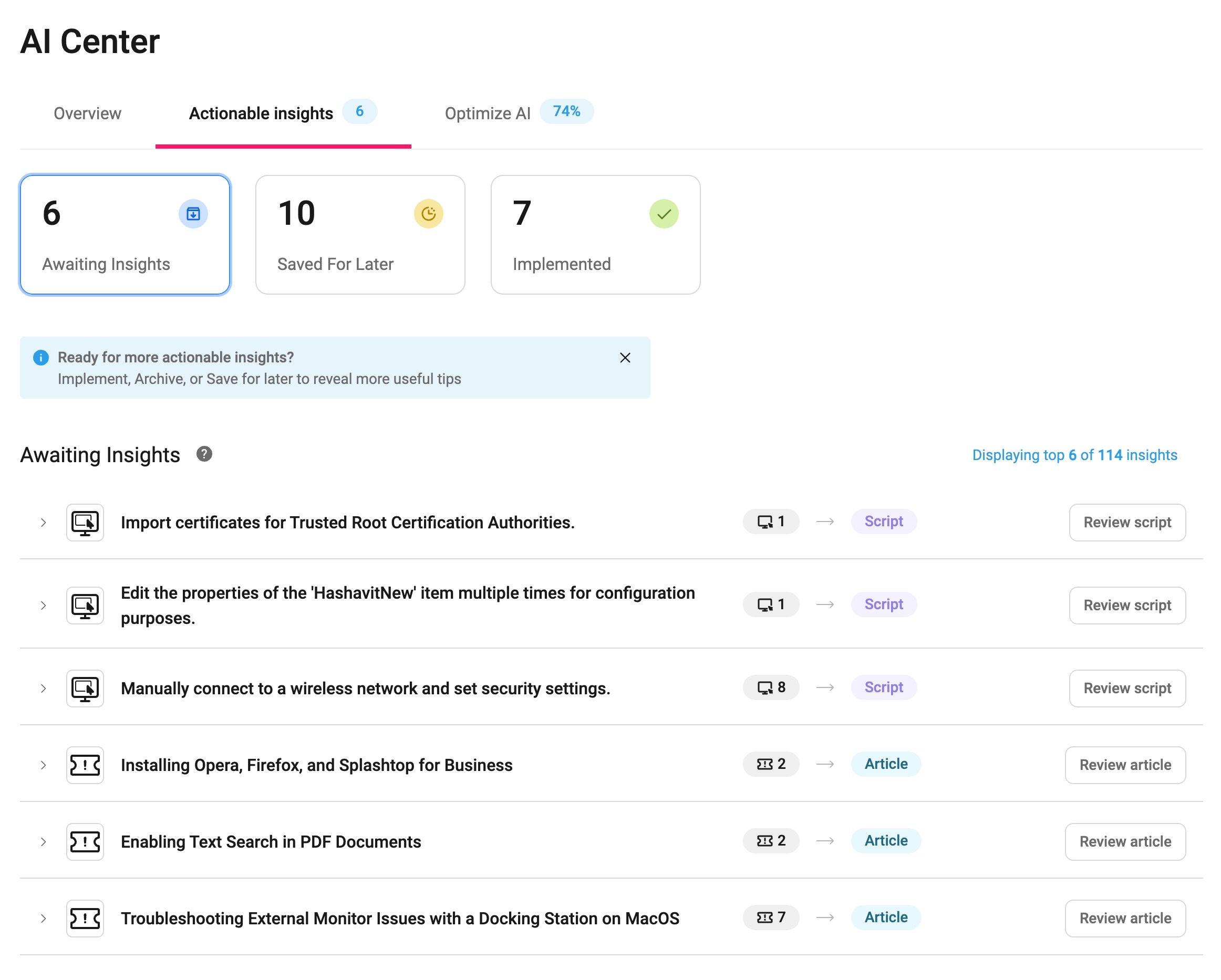 AI Center > Actionable insights.jpg