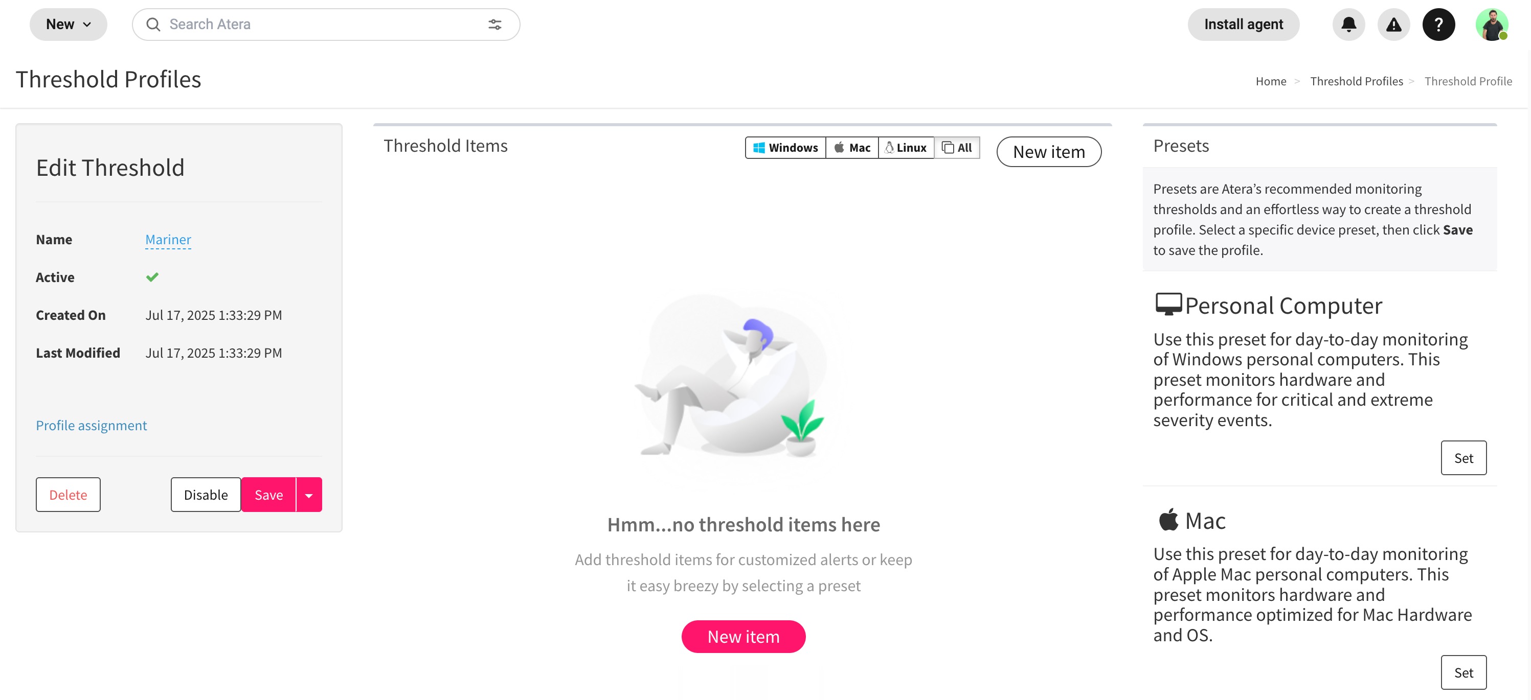 Treshold profiles page empty state.jpg