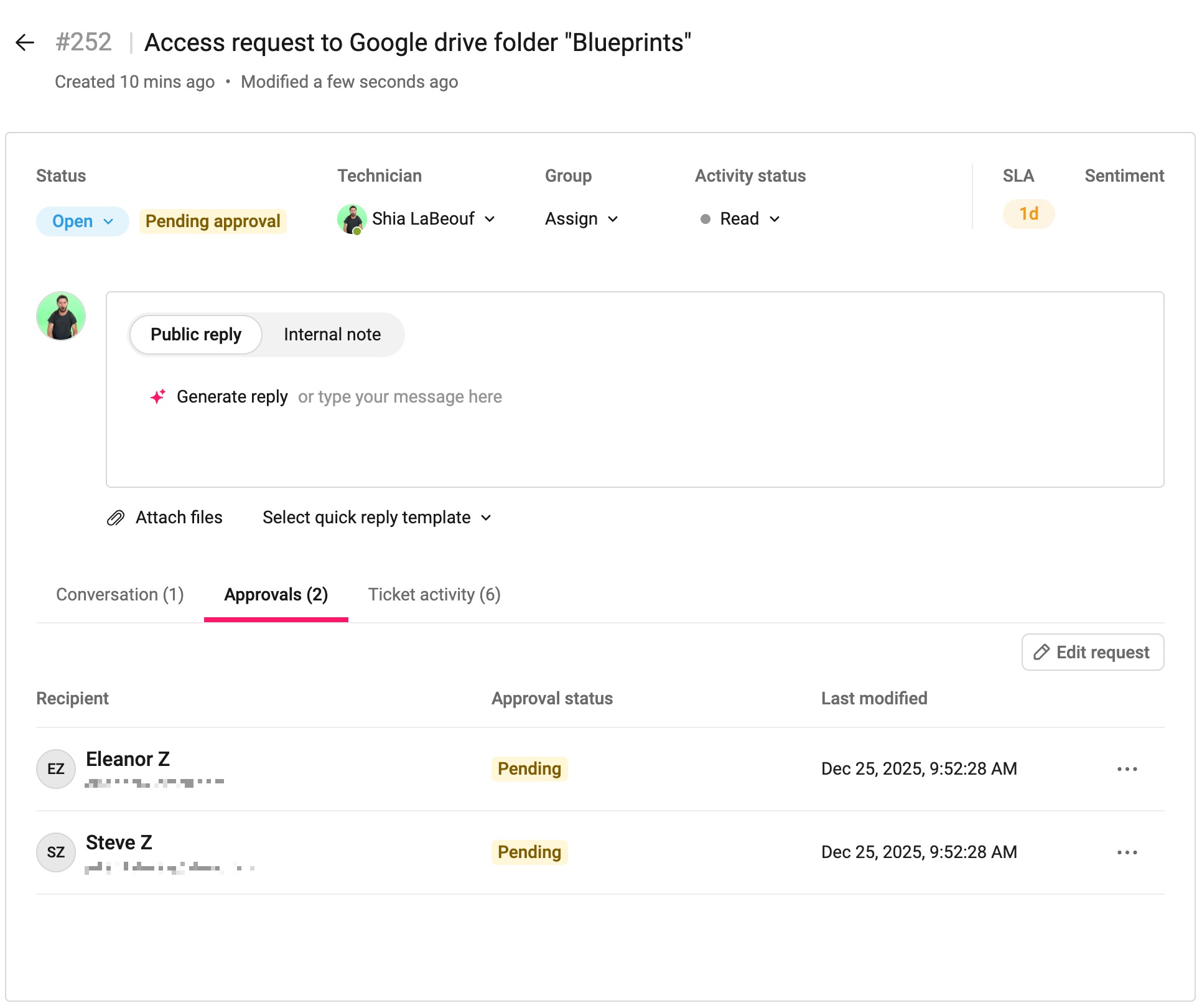 Approvals tab > Approval status pending.jpg