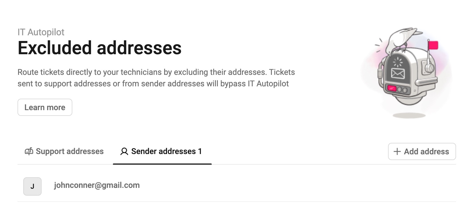 AI Center > IT Autopilot settings > Excluded addresses.jpg