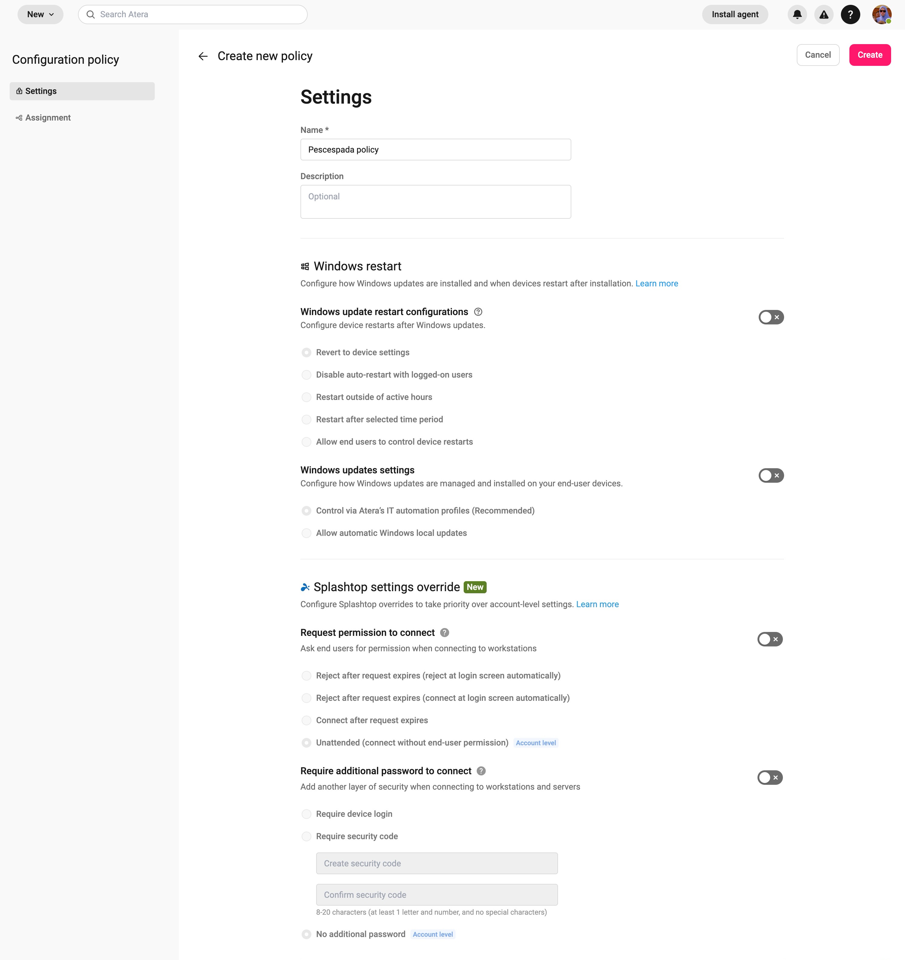 Config policy page (empty).jpg
