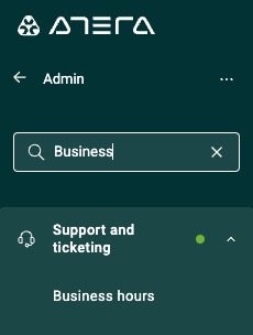 Admin > Support and ticketing > Business hours search - ITD.jpeg