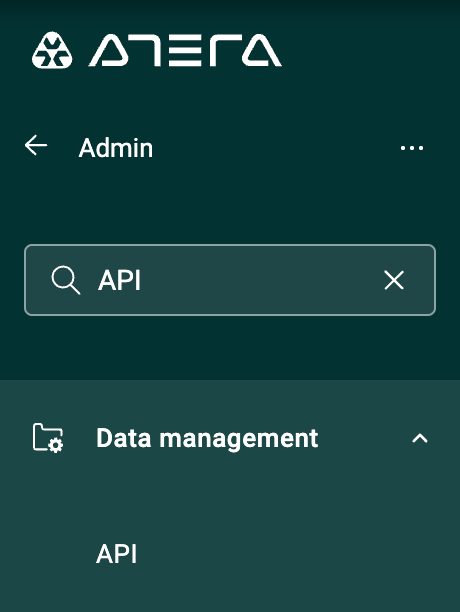 Admin > Data management > API.png