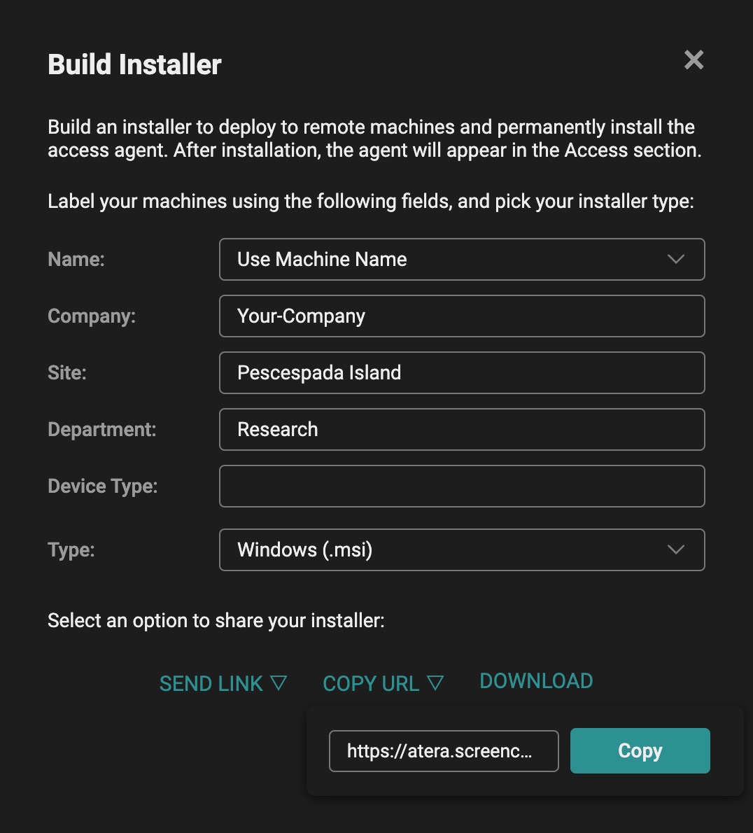 ScreenConnect > Build installer window.jpg