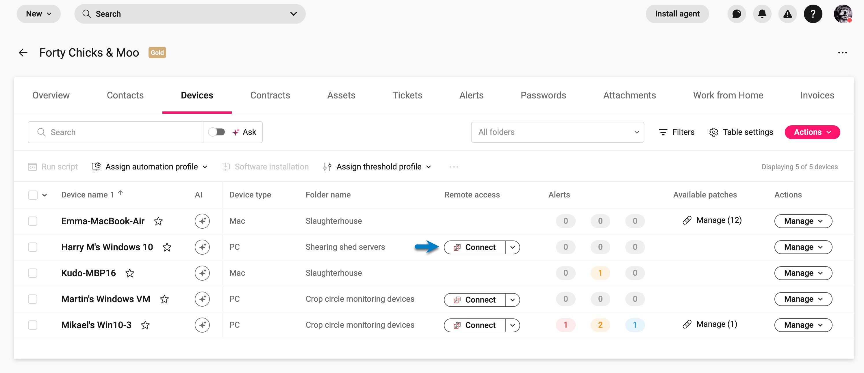 Customer page > Devices tab > Click ScreenConnect .jpg