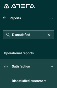 Search dissatisfied customers report.jpg