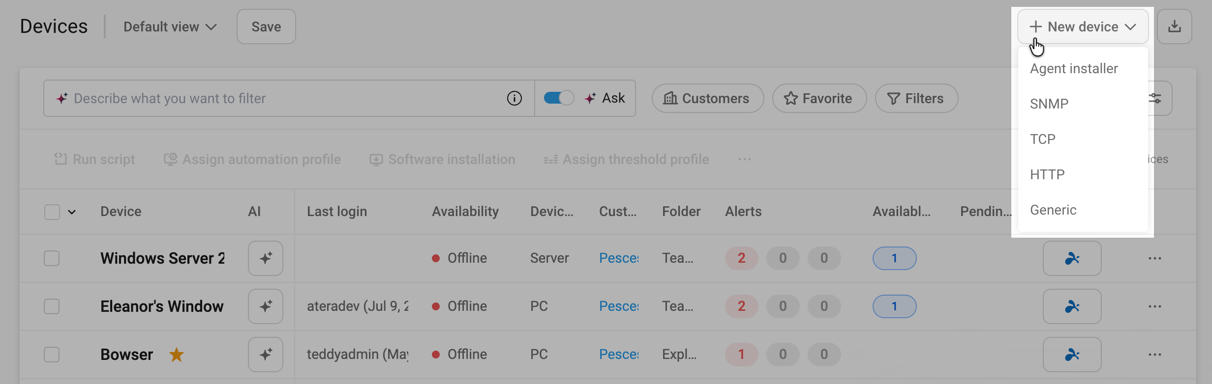 Devices - New device button.png