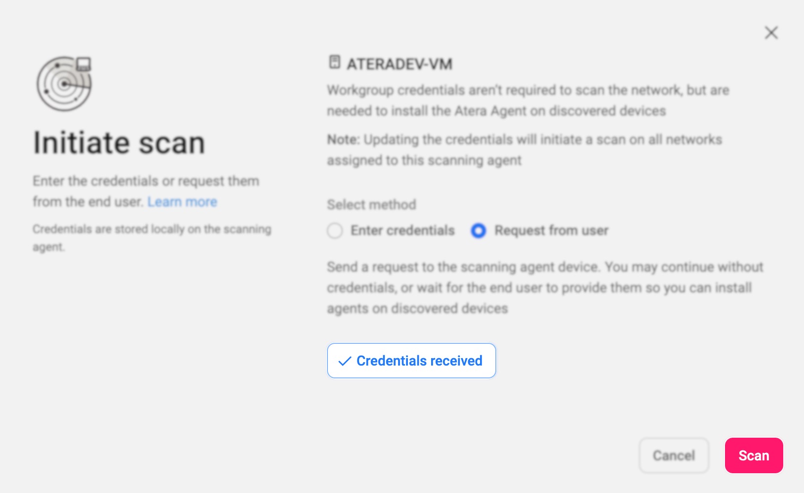 Initiate scan > Credentials received.jpg