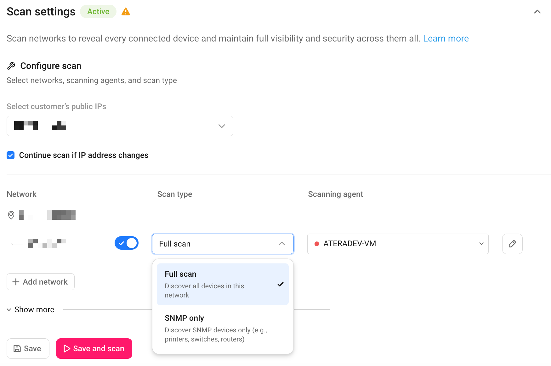 Customer:Site Scan > Scan settings > Scan type.png