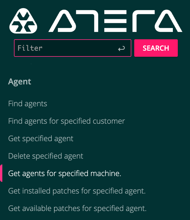 API > API doc page > Get agents for specified machine panel.png