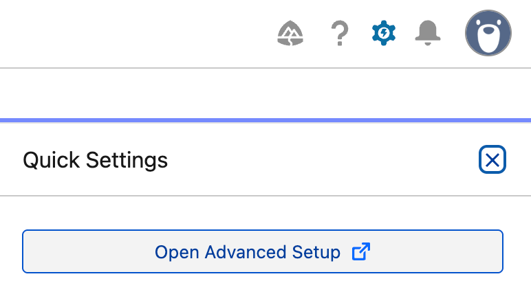 Salesforce home page > Quick Settings > Open Advanced Setup .png
