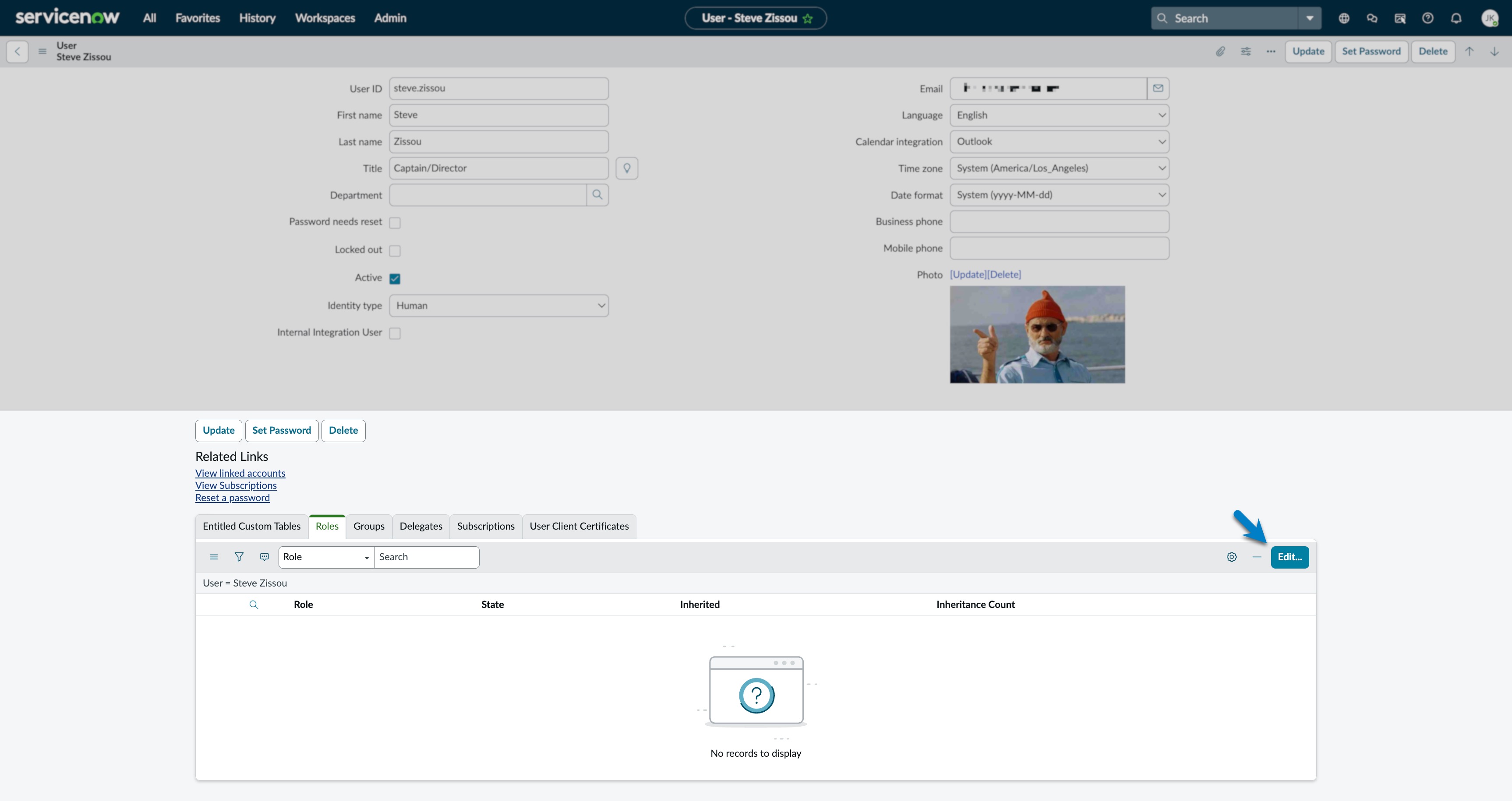 ServiceNow > User page > Roles tab > Edit.jpg