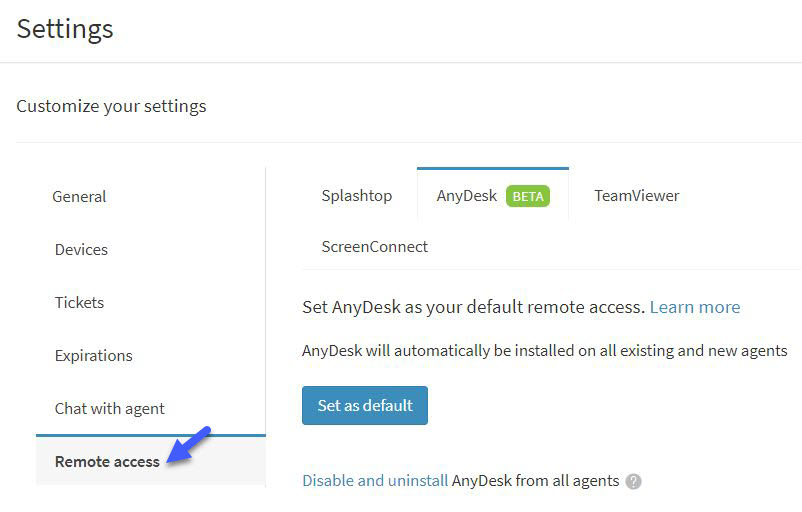 how to gain administrator access in anydesk by default