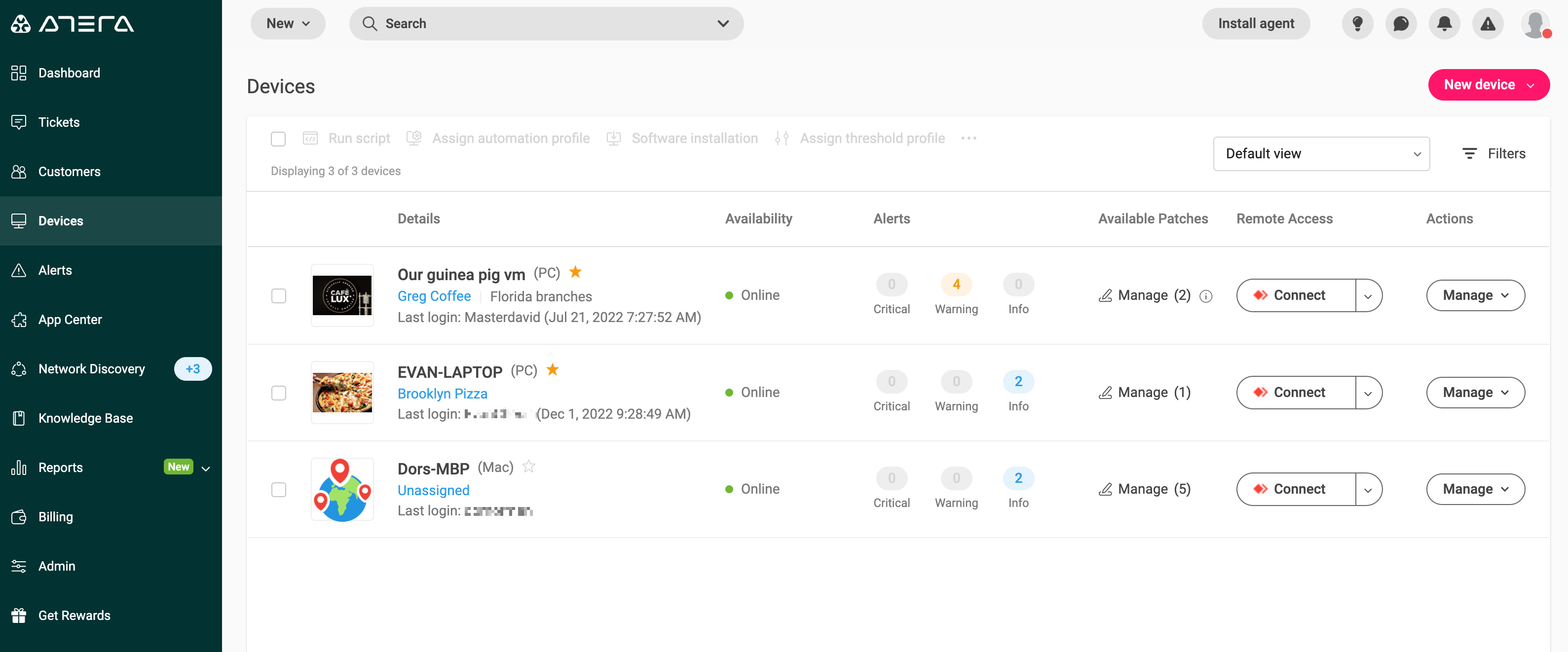 Connect Remotely with ScreenConnect Atera Support
